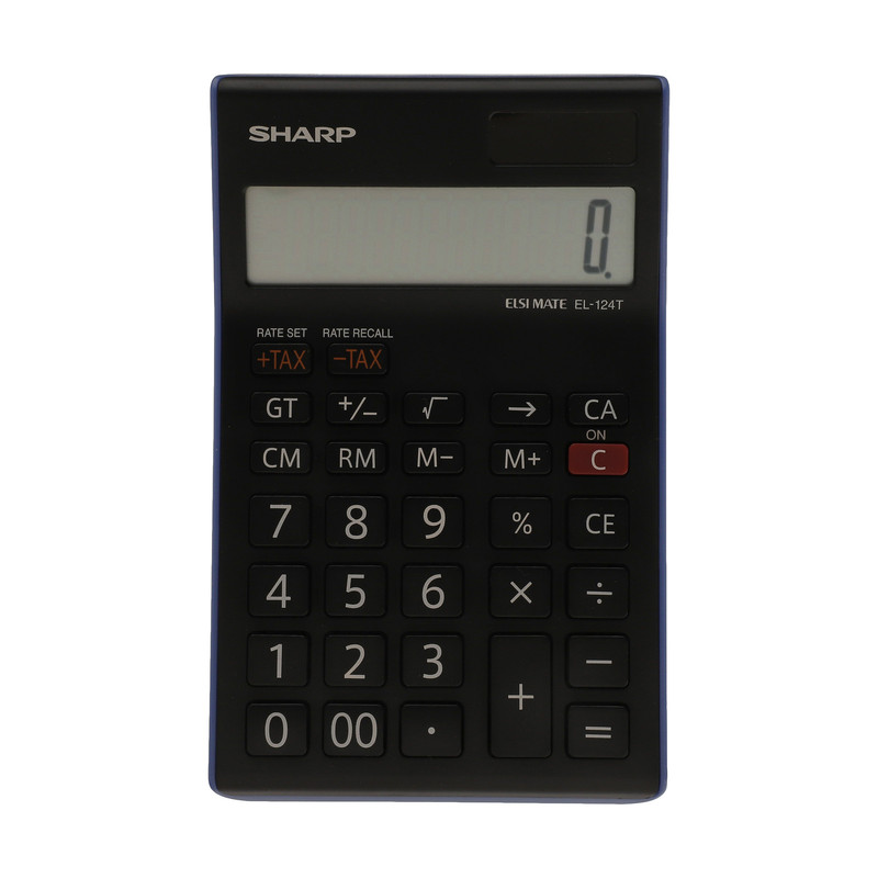 ماشین حساب شارپ مدل EL-124T-BL