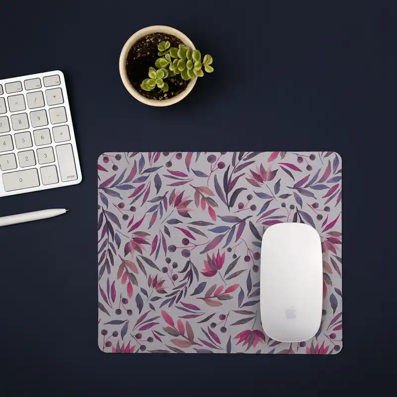 ماوس پد مدل Flower Pattern