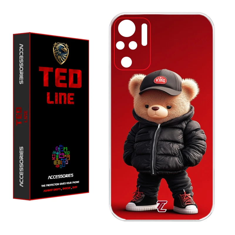 کاور تد لاین طرح تدی کد 1113 مناسب برای گوشی موبایل شیائومی Redmi Note 10 4G / Note 10S / Poco M5S