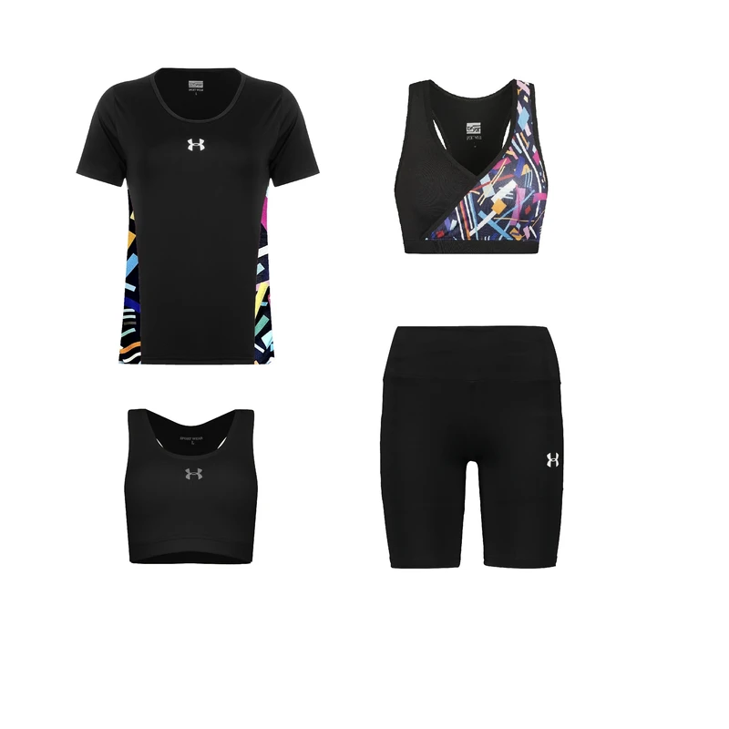 ست چهار تکه لباس ورزشی زنانه مدل 1801-1901-7201-69