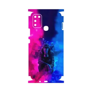 MAHOOT Smoke Rainbow Digital Art 2-FullSkin Cover Sticker for Infinix Hot 10 Play