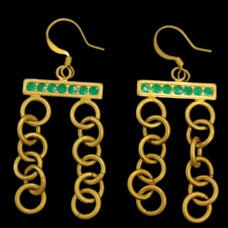 گوشواره زنانه مدل زنجیر