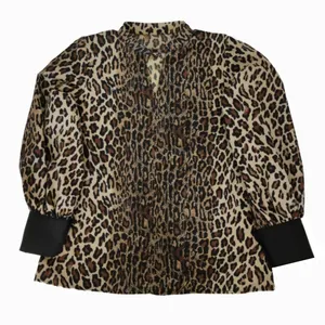 بلوز زنانه مدل پلنگی کد ASH345