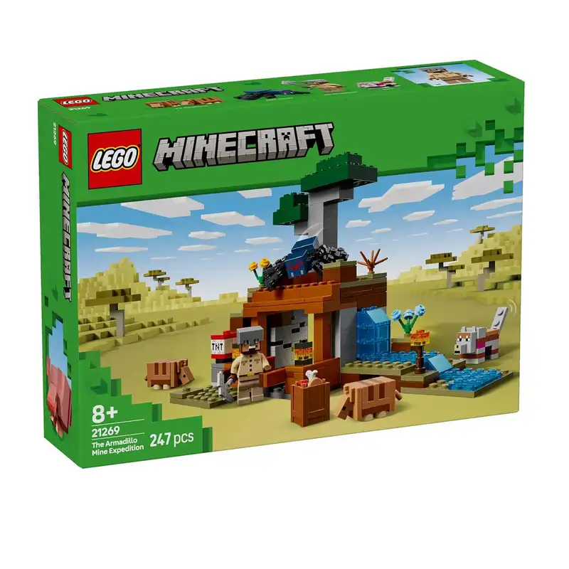 لگو 247 تکه سری Minecraft مدل The Armadillo Mine Expedition کد 21269
