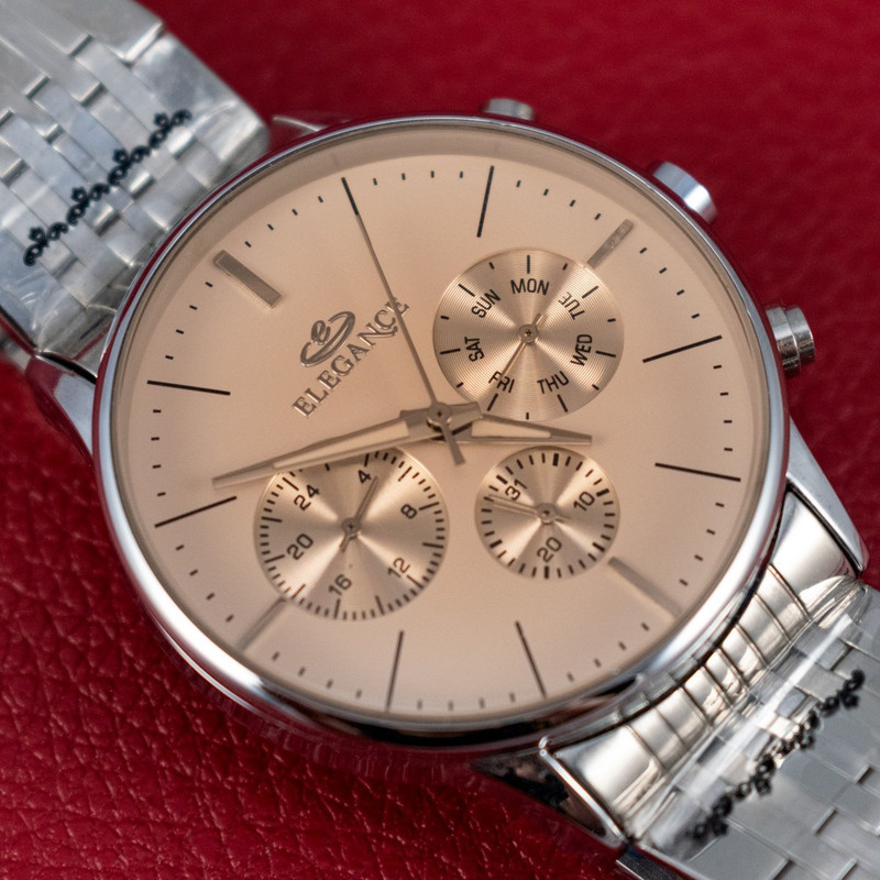 ساعت مچی عقربهای مردانه کوارتز الگانس مدل 512M