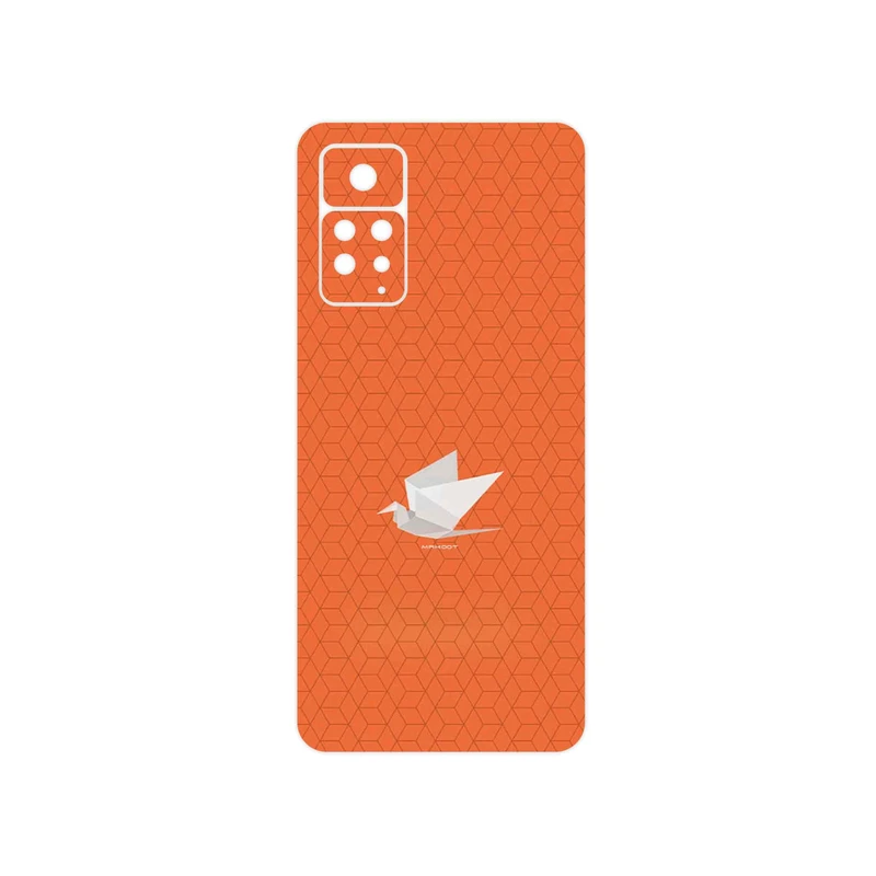 برچسب پوششی ماهوت مدل Minimalist origami bird مناسب برای گوشی موبایل شیائومی Redmi Note 11 Pro Plus 5G (India)
