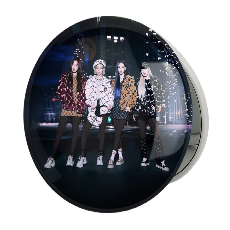 آینه جیبی خندالو طرح گروه آسپا Aespa مدل تاشو کد 19748 