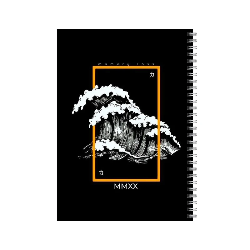 دفتر مشق 100 برگ بامبیلیپ طرح امواج کاناگاوا کد 0556472