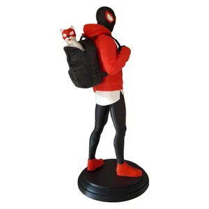 فیگور مدل اسپایدرمن طرح مایلز مورالز ارتفاع 30 سانتی متر