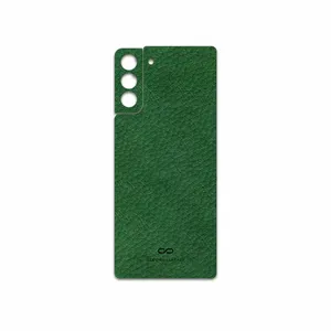 MAHOOT Green-Leather Cover Sticker for Samsung Galaxy S21 Plus 5G