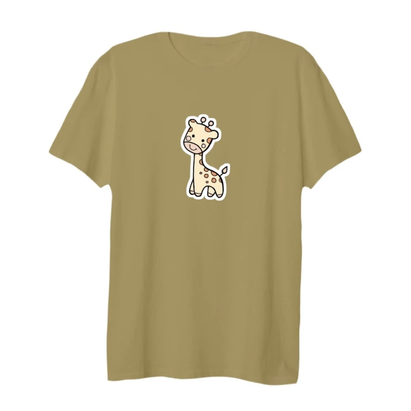 تی شرت لانگ آستین کوتاه زنانه مدل زرافه کد 1