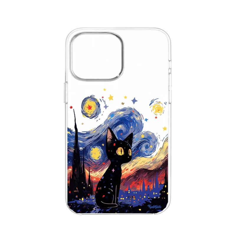 کاور مدل Black Cat مناسب برای گوشی موبایل اپل IPhone 14 ProMax 