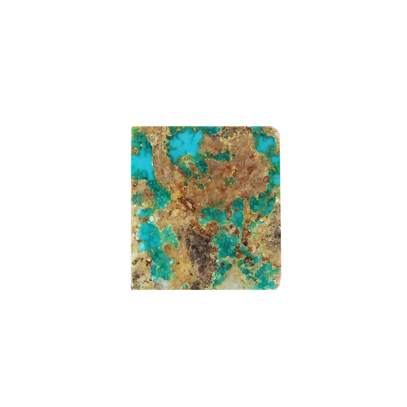 سنگ فیروزه نیشابور مدل چهار گوش کد NG2206