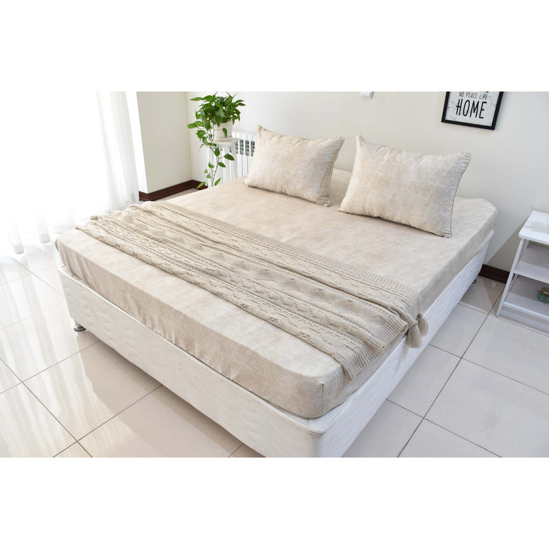 سرویس ملحفه بومرنگ مدل PatineA-160 دونفره 3 تکه