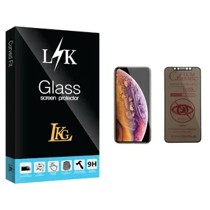 LKG LK Glass Privacy Screen Protector For Apple اپل iPhone XS
