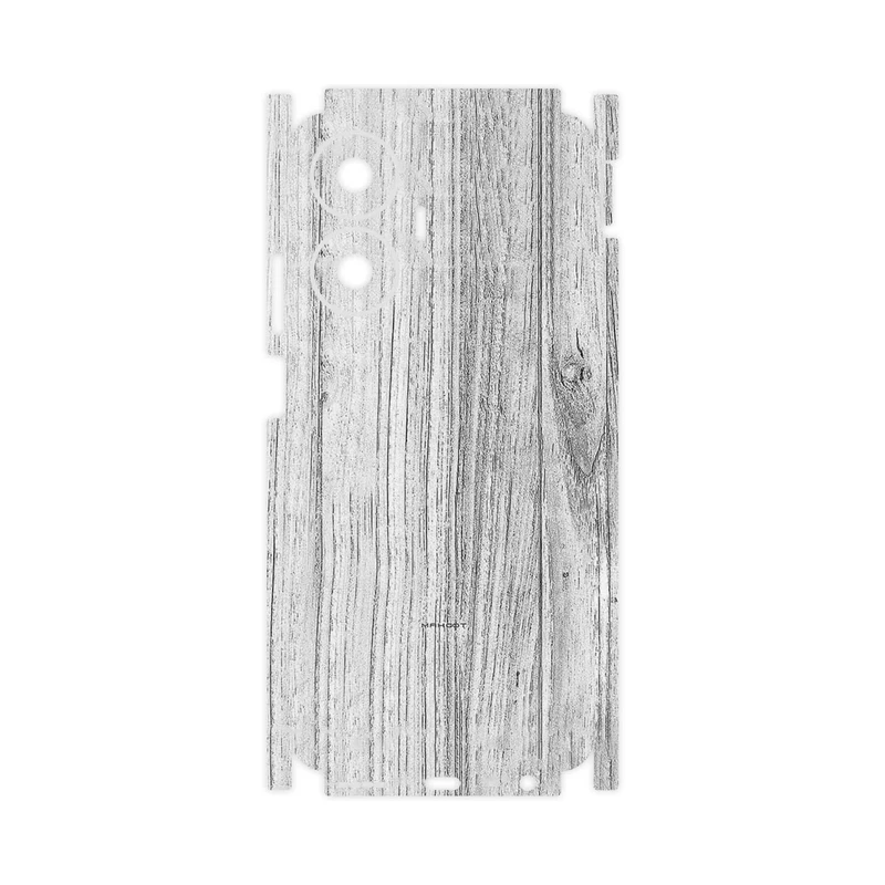 برچسب پوششی ماهوت مدل White_Wood-FullSkin مناسب برای گوشی موبایل ریلمی C55