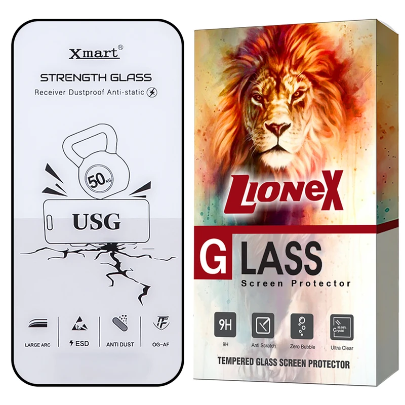 محافظ صفحه نمایش لایونکس مدل XMTL مناسب برای گوشی موبایل اپل iPhone 14 Pro