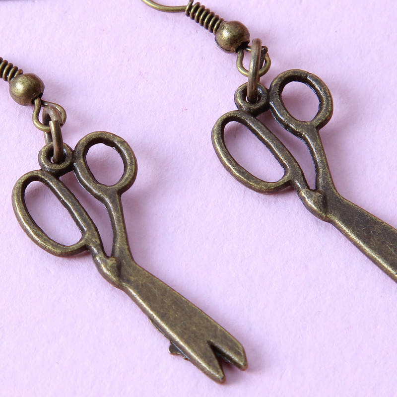 گوشواره دخترانه بازرگانی میلادی کد GZN_036