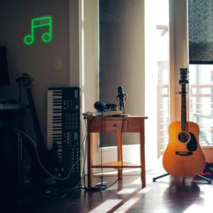 چراغ نئونی دیواری آرن تیم طرح نت موسیقی