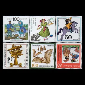 تمبر یادگاری مدل خارجی مجموعه 6 عددی 