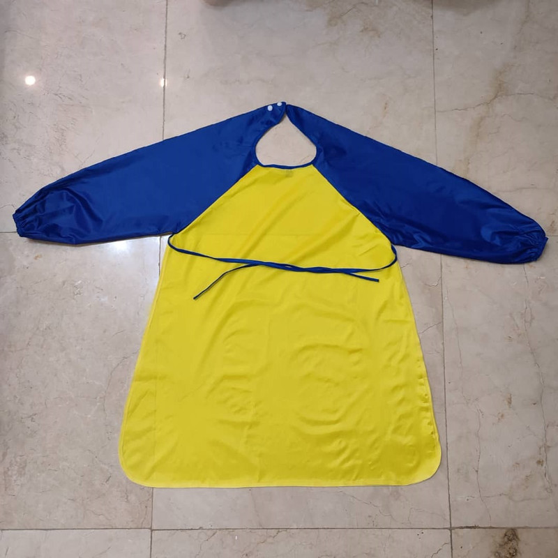 پیشبند نقاشی مدل ضدآب آستین دار مچ کشیBY310