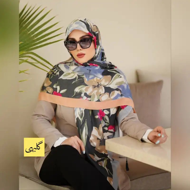روسری زنانه مدل نخ پنبه منگوله دار کد 04