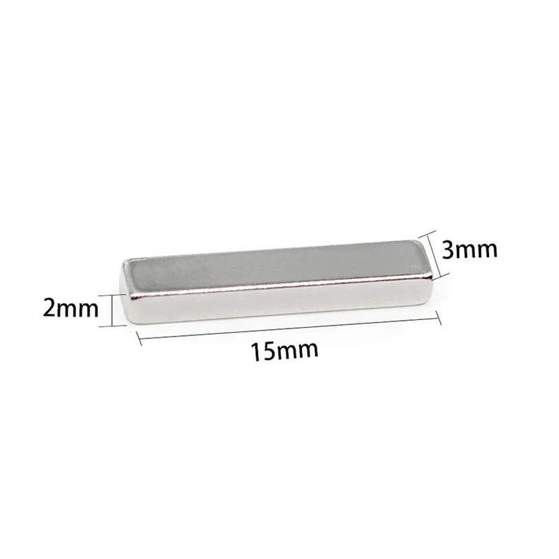 آهن ربا مدل نئودیمیوم بلوک کد B15x3x2 بسته 10 عددی