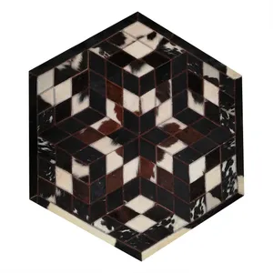 کلاژ فرش پوست و چرم کمالی مدل AD-00428