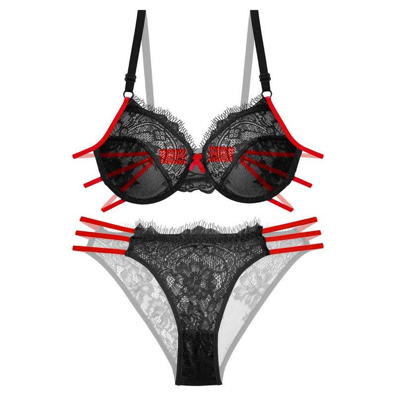 ست شورت و سوتین زنانه نوشه پوش کد 40005 رنگ مشکی