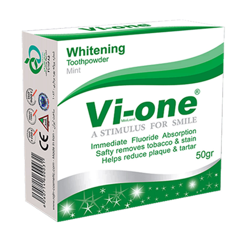 خمیر دندان وی وان مدل Gum حجم 90 میلی لیتر به همراه پودر سفید کننده مدل Mint وزن 50 گرم