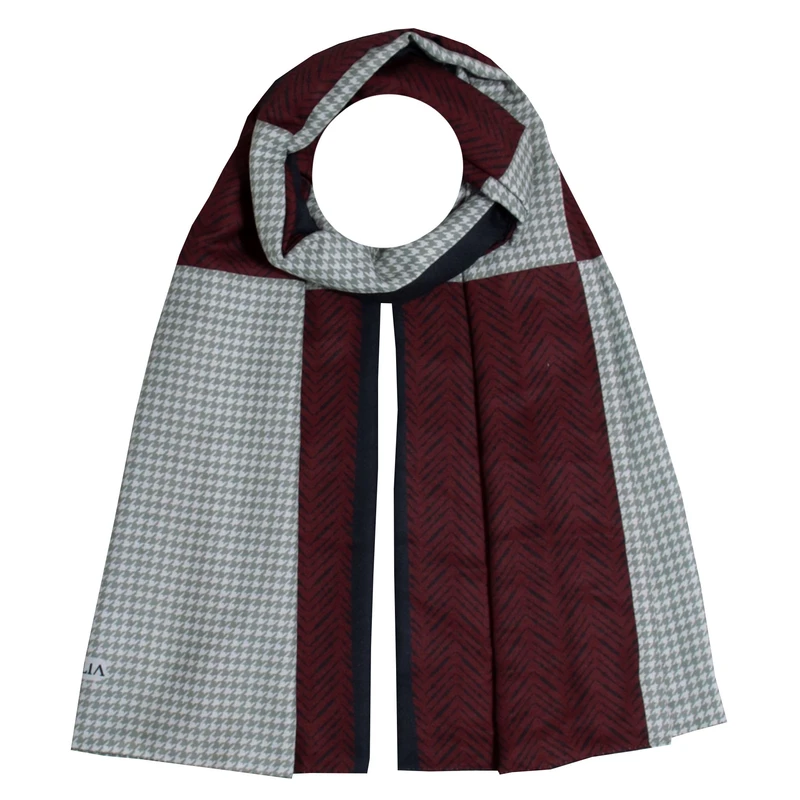 شال زنانه آنالیا مدل کج راه طرح پیچازی کد 9546