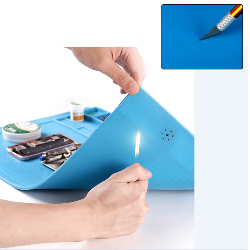 پد لحیم مدل سیلکونی نسوز مخصوص تعمیرات موبایل کد SMD