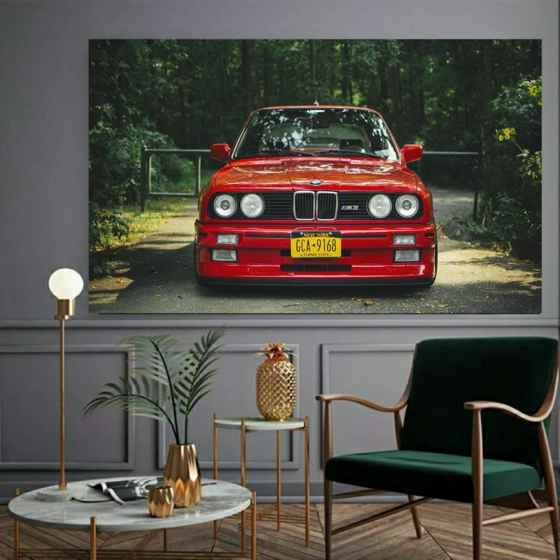  پوستر دیواری طرح ماشین BMW مدلFP355