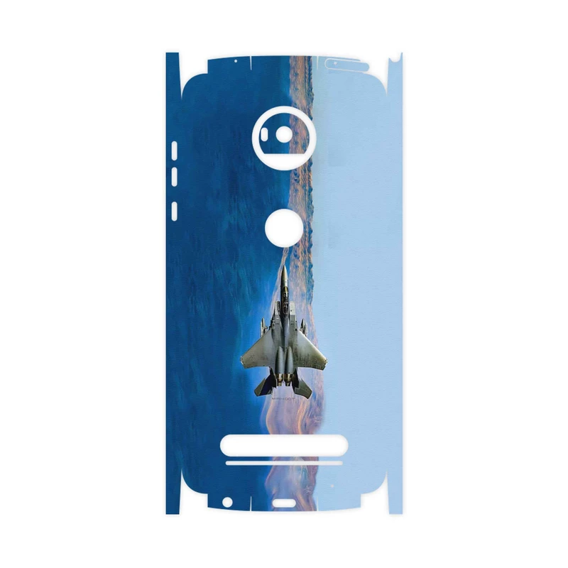 برچسب پوششی ماهوت مدل Fighter plane F15-FullSkin مناسب برای گوشی موبایل موتورولا Moto Z2 Play