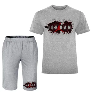 ست تی شرت و شلوارک مردانه مدل A143