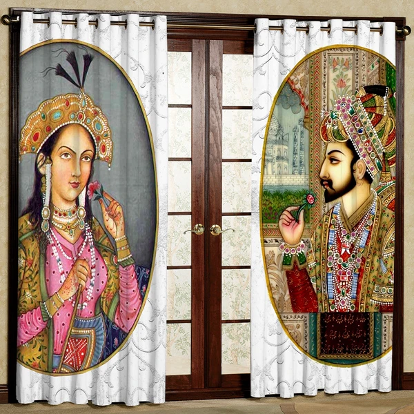 پرده مدل مخمل پانچی کد 7595 سایز 280x140 سانتی متر