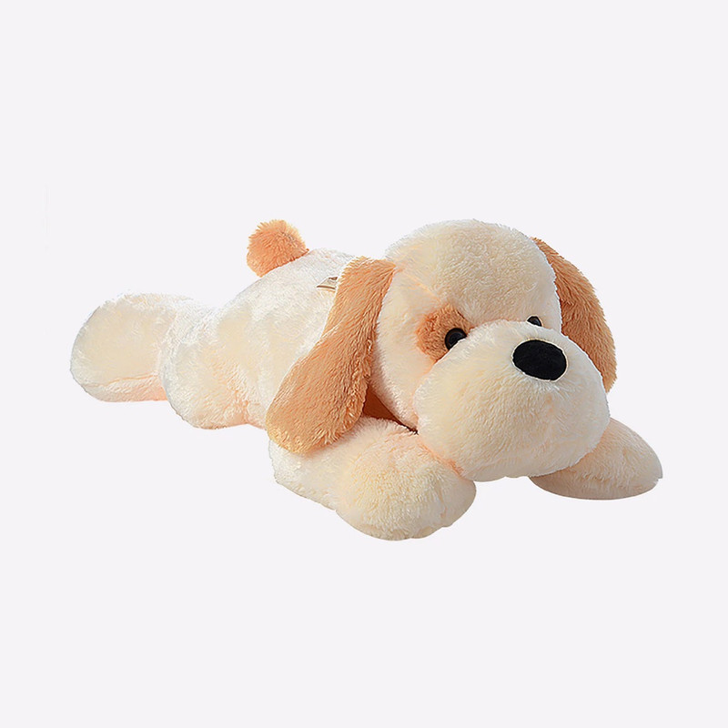 عروسک آرورا طرح سگ مدل Aurora Dimpy Lying Dog مدل SZ8/527 طول 50 سانتی متر