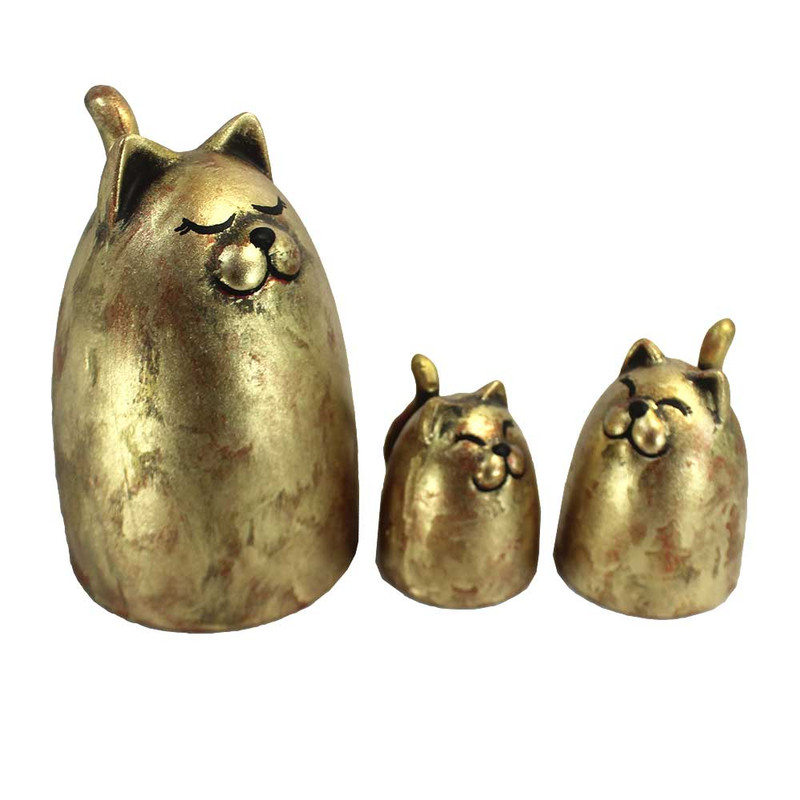 مجسمه مدل گربه مجموعه 3 عددی