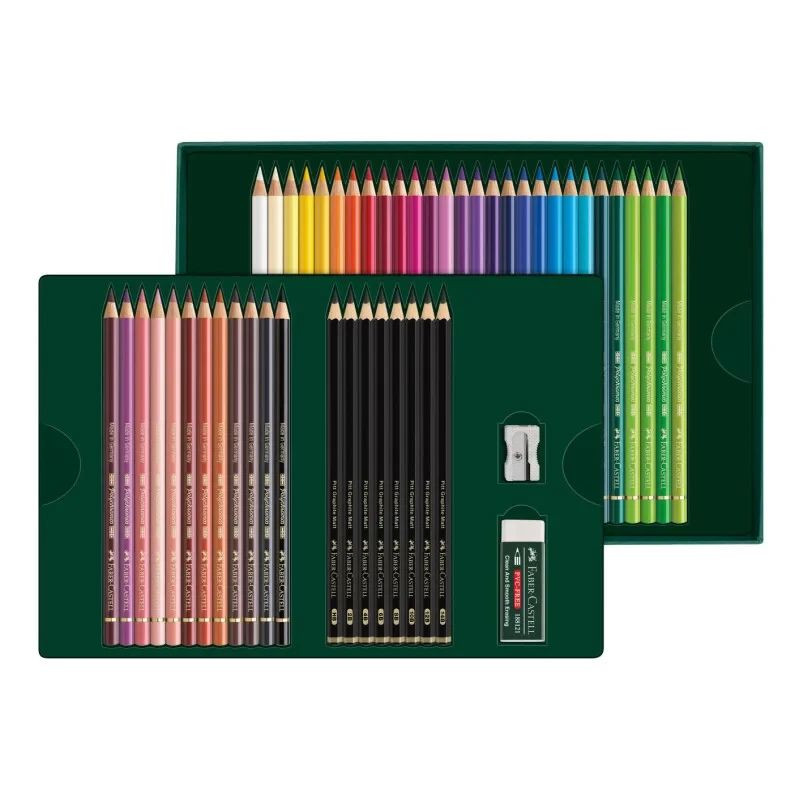 مداد رنگی 40 رنگی فابر کاستل مدل پلی کروموس 40 + 8