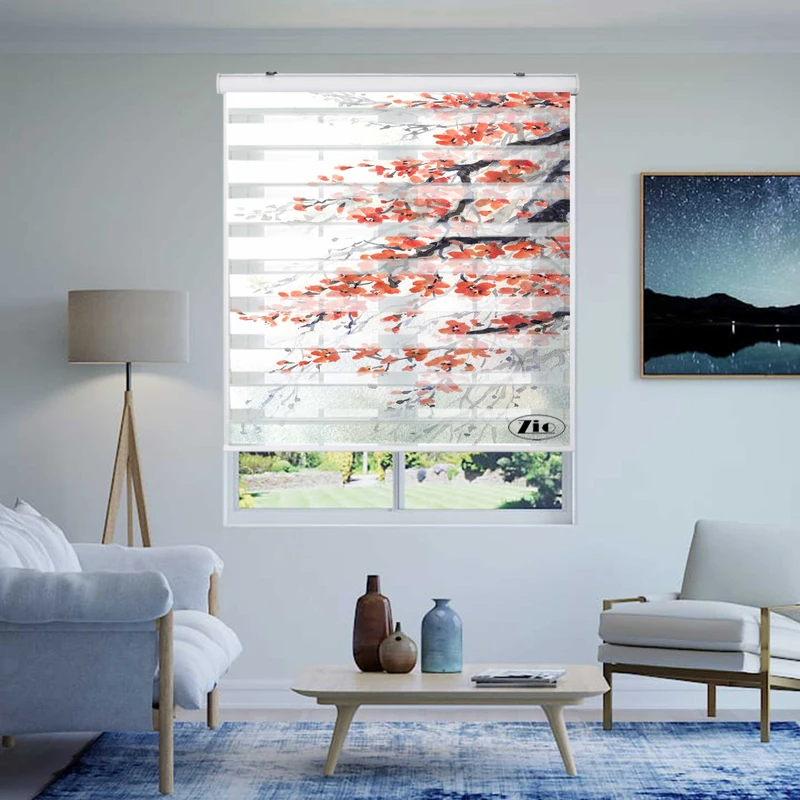 پرده زبرا زیو مدل P6007 سایز 150x200 سانتی متر