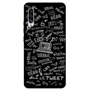 Megafone Social Media 1898 Cover For Samsung Galaxy A90 5G