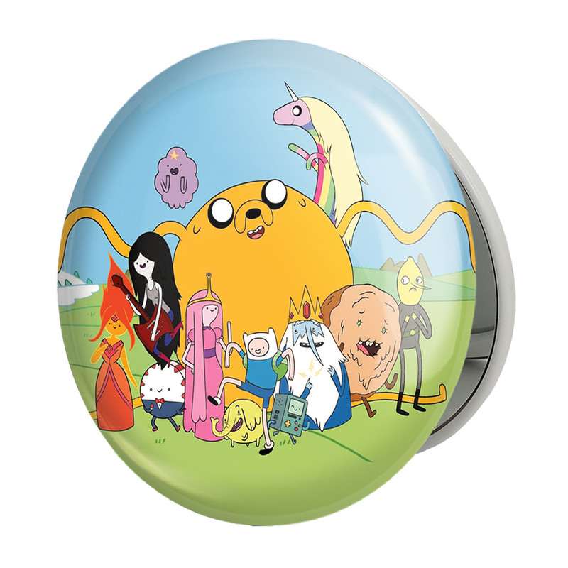 آینه جیبی خندالو طرح وقت ماجراجویی Adventure Time مدل تاشو کد 20801 