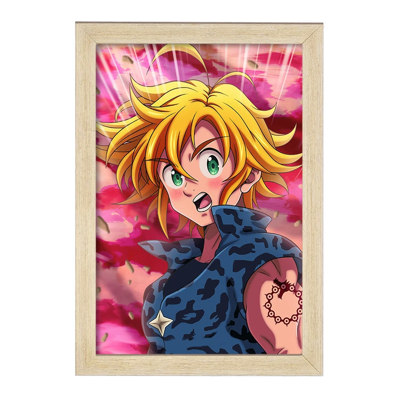 تابلو خندالو مدل ملیوداس انیمه هفت گناه کبیره  کد 17529