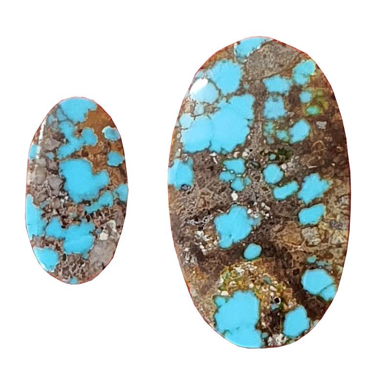 سنگ فیروزه مدل نیشابور کد CZN5005 مجموعه 2 عددی