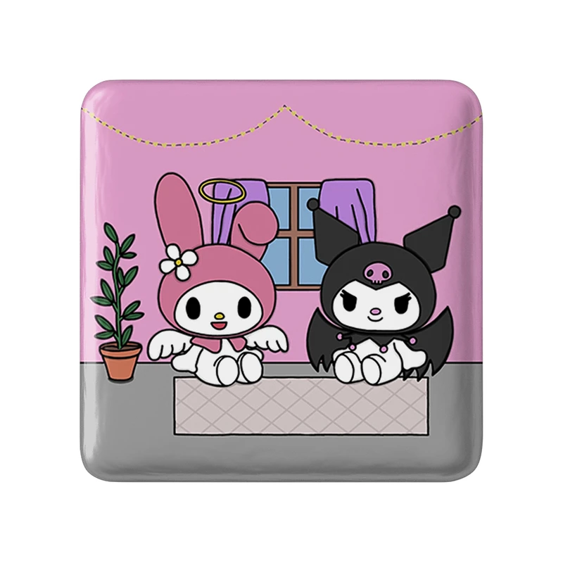 پیکسل خندالو طرح کورومی و مای ملودی مدل مربعی کد 36910