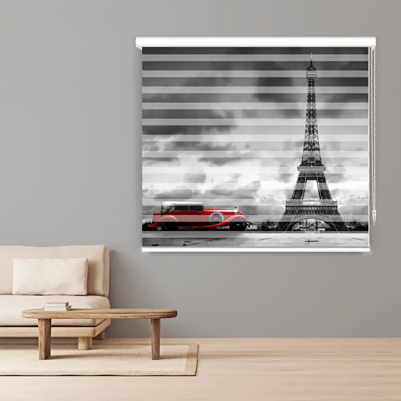 پرده زبرا مدل F-1004 سایز 180x150 سانتی متر