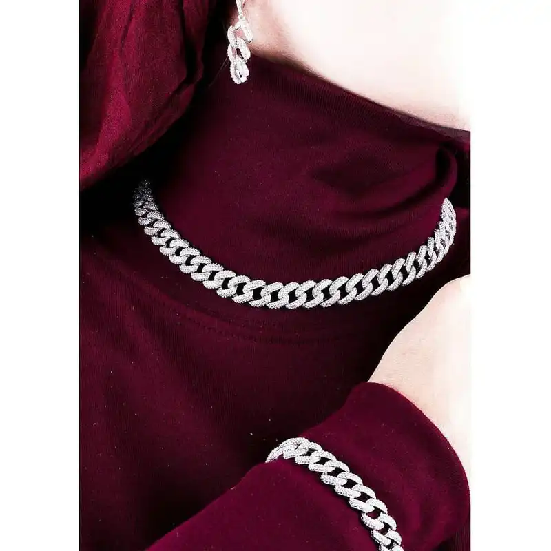 نیم ست نقره زنانه مدل A113
