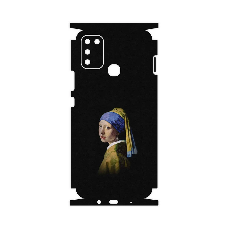 برچسب پوششی ماهوت مدل Girl with a Pearl Earring of Vermeer-FullSkin مناسب برای گوشی موبایل اینفینیکس Hot 10 Play