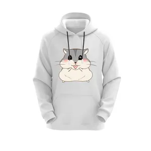 هودی زنانه مدل گربه کد J59 رنگ سفید