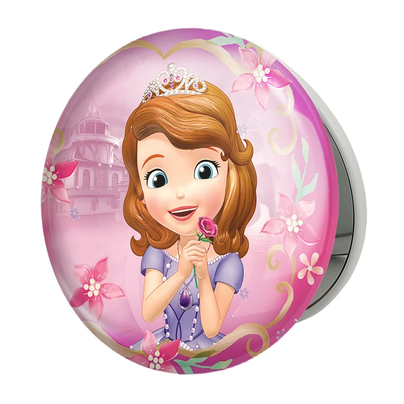 آینه جیبی خندالو طرح سوفیا مدل تاشو کد 12534 